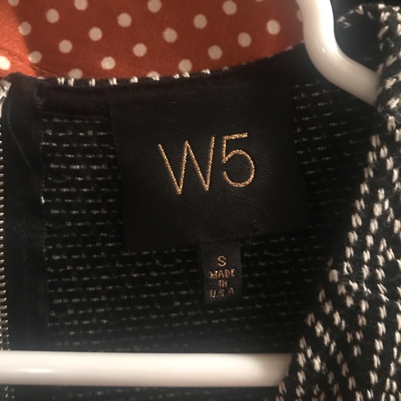 W5 black and white fringe top - Picture 2 of 3